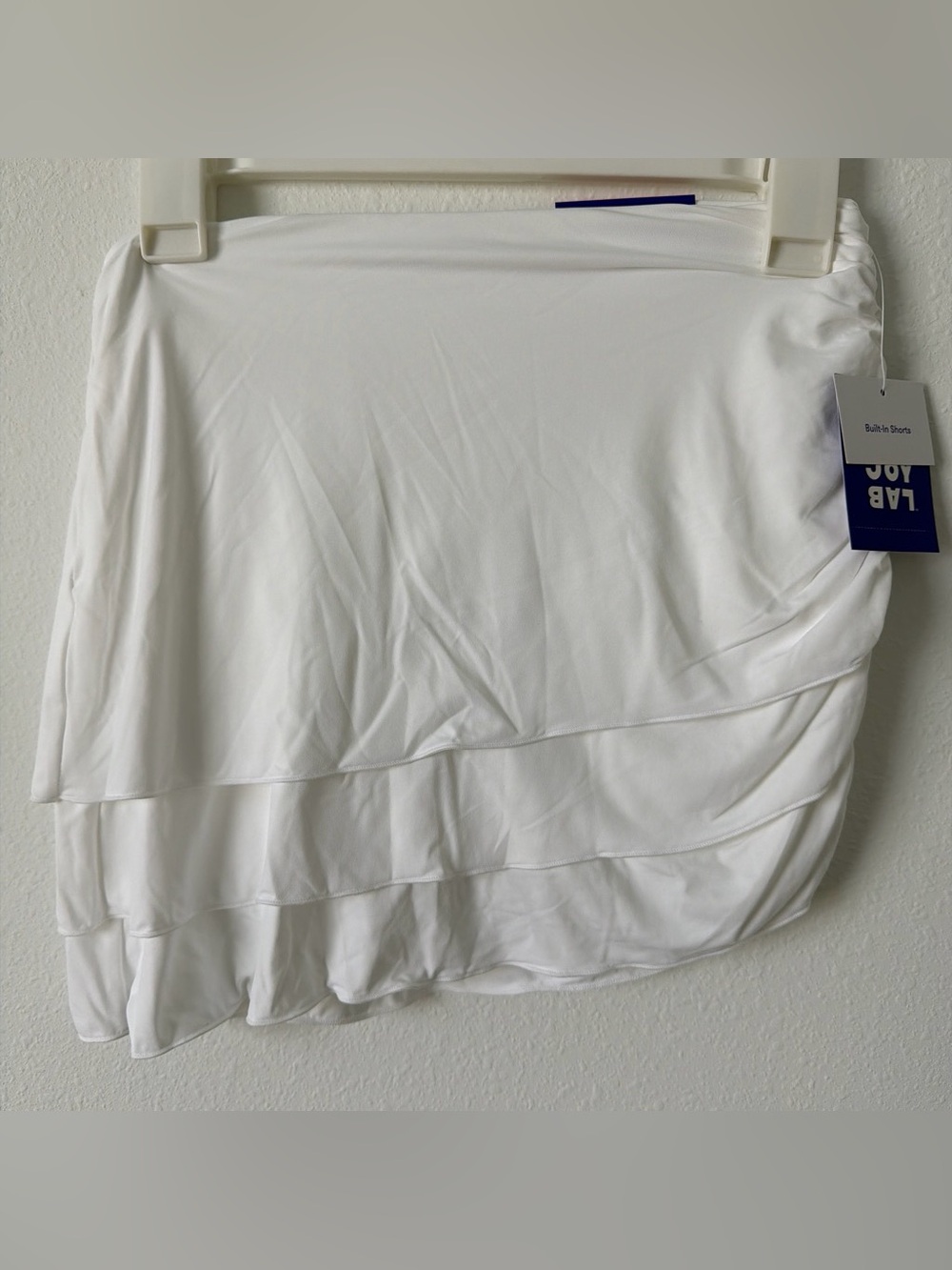 JoyLab White Tiered Skort